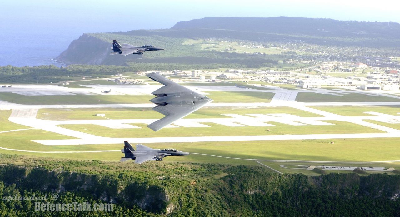 F-15E Strike Eagles and B-2 Spirit Bomber - US Air Force