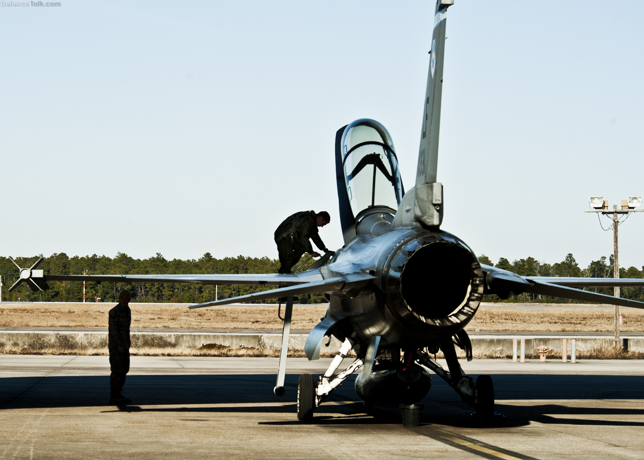 F-16 Arrival at Strike Fighter Wing