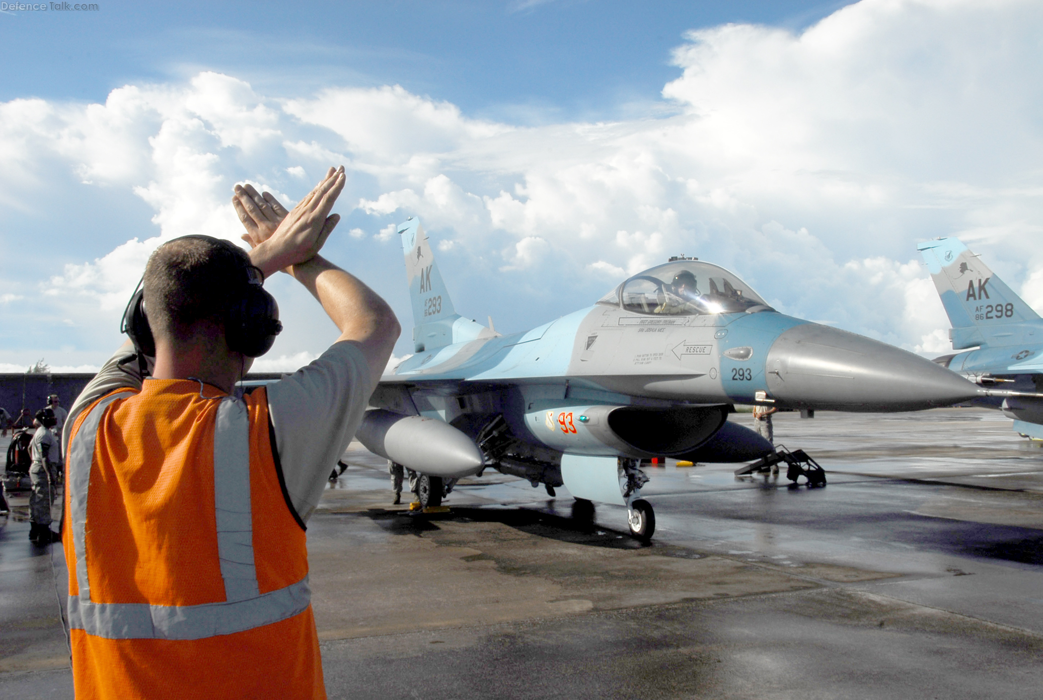 F-16 during Valiant Shield air combat exercises