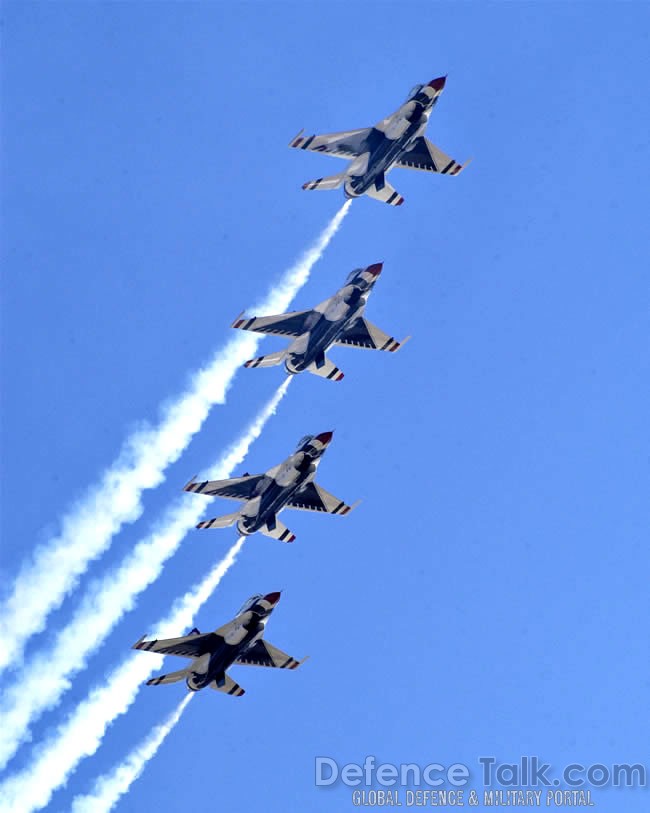 F-16 Fighters, Thunderbirds - NBVC Air Show 2007