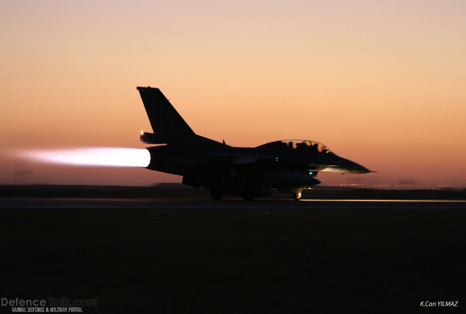 F-16 Sun Set