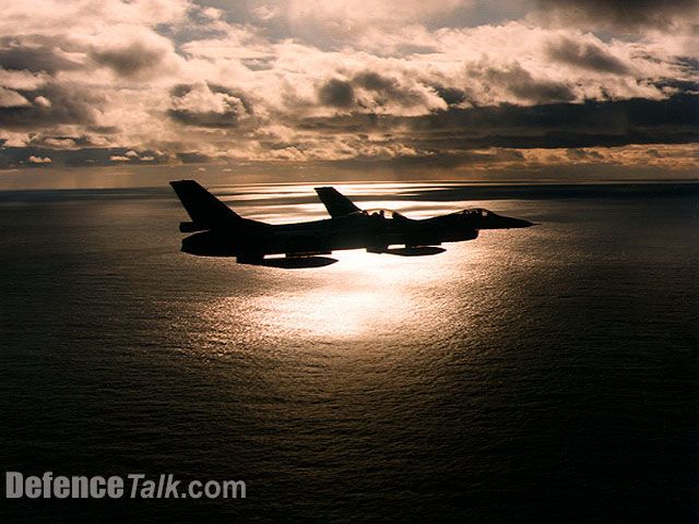 F-16 Sunset