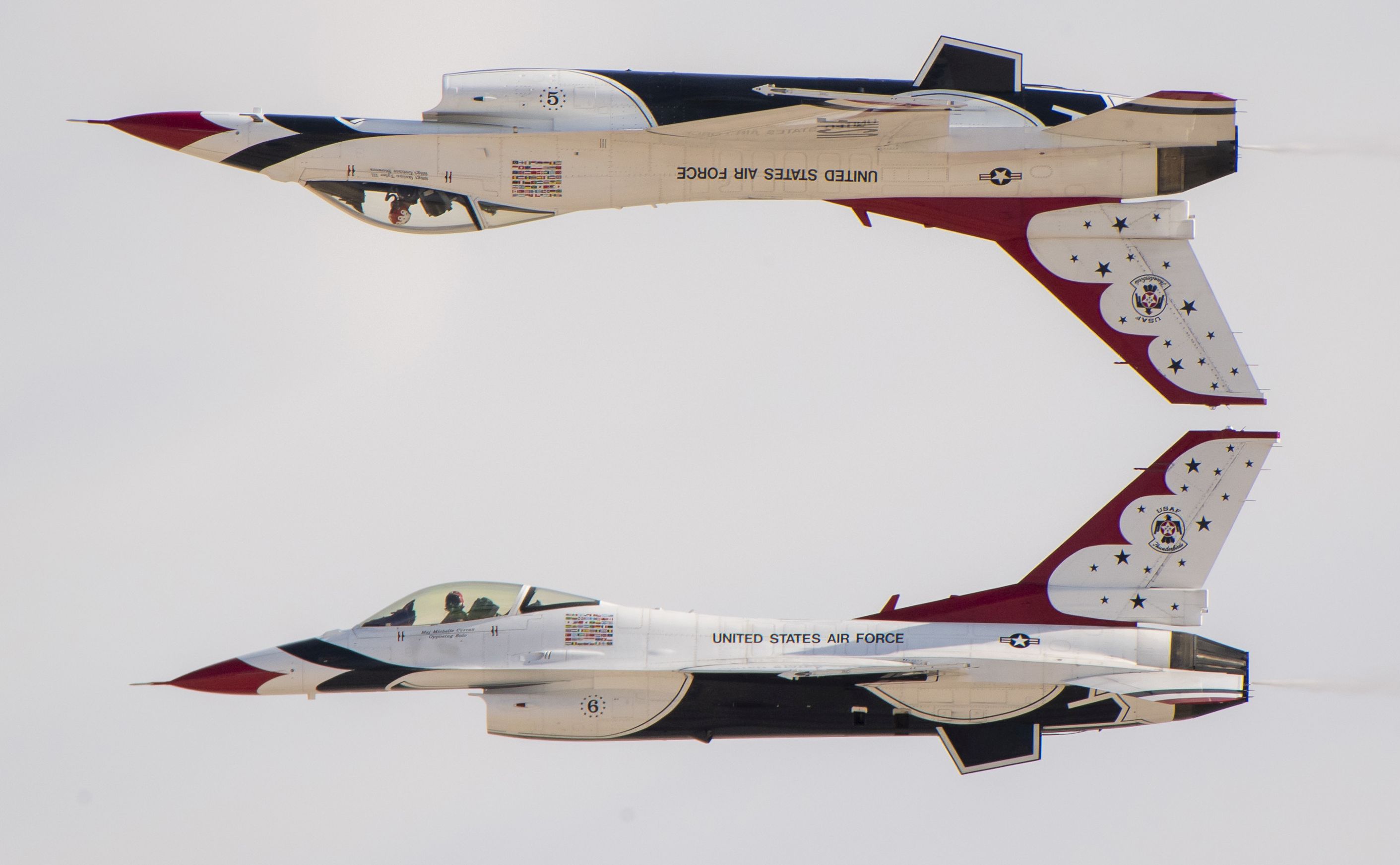 F-16 Thunderbirds, The US Air Force Flight Demonstration Team, At Aviation Nation Air Show