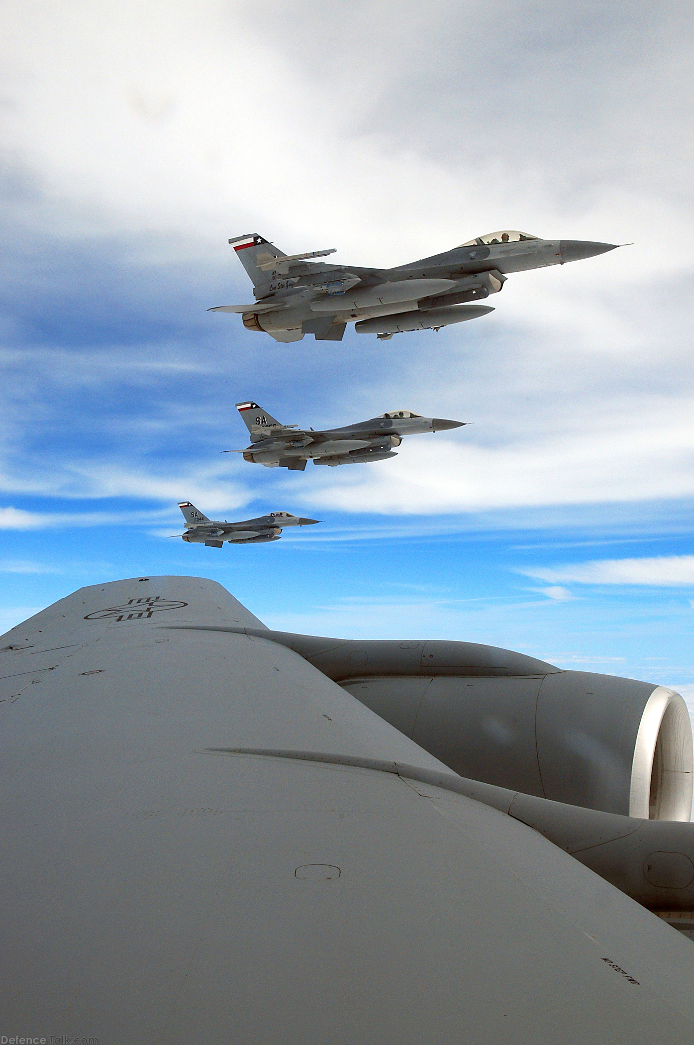 F-16s and KC-135
