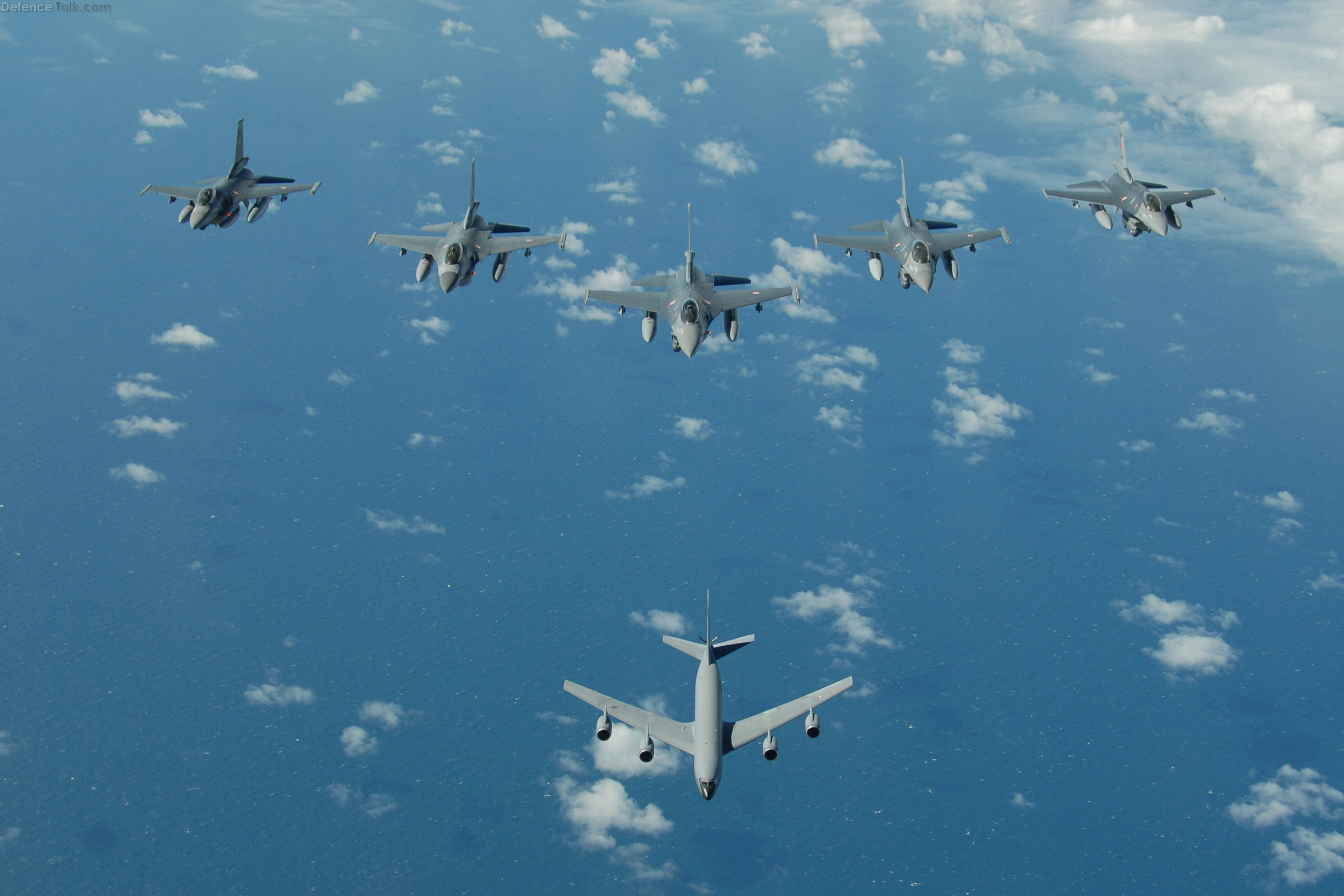 F-16's with a KC-135