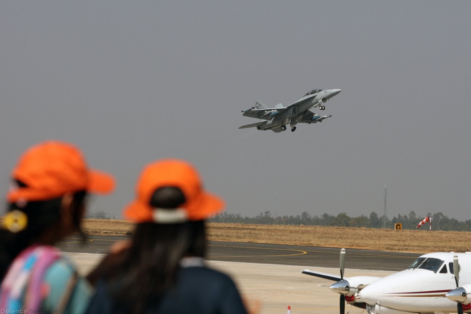 F-18 Combat Aircraft - Aero India 2009 Air Show