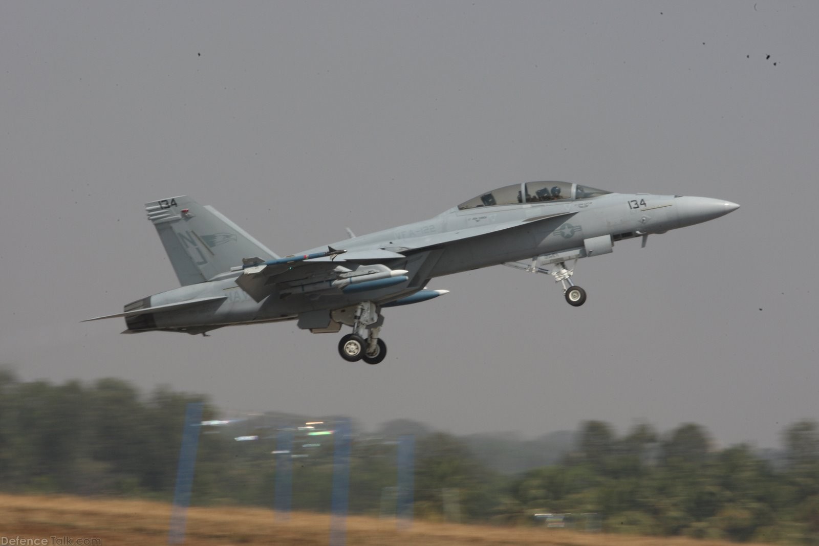 F-18 Combat Aircraft, US Navy - Aero India 2009 Air Show