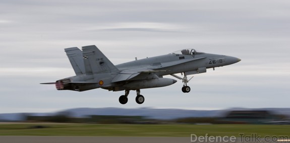 F-18 Fighter Aircraft - Spanish Air Force, Bold Avenger 2007
