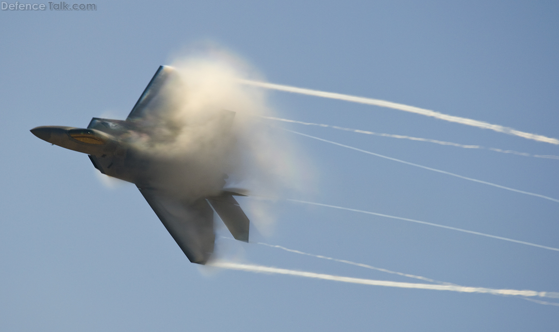 F-22 Raptor at Miramar 2010 air show