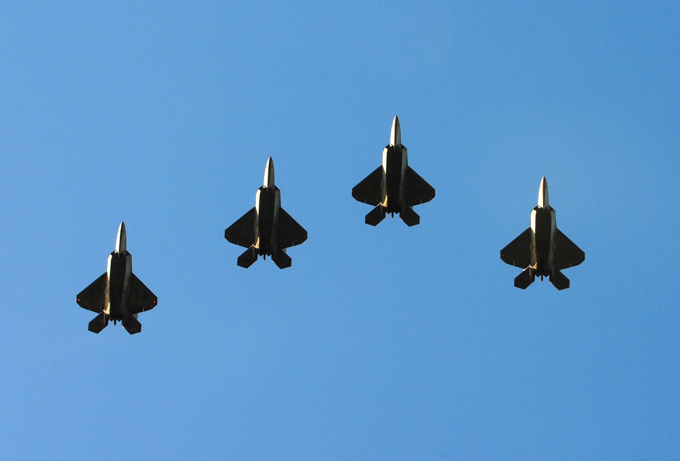 F-22 Raptors Hawaii Air National Guard