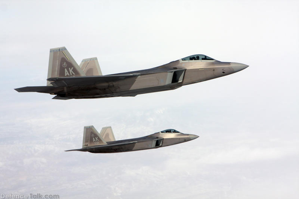 F-22 Raptors reign over Red Flag