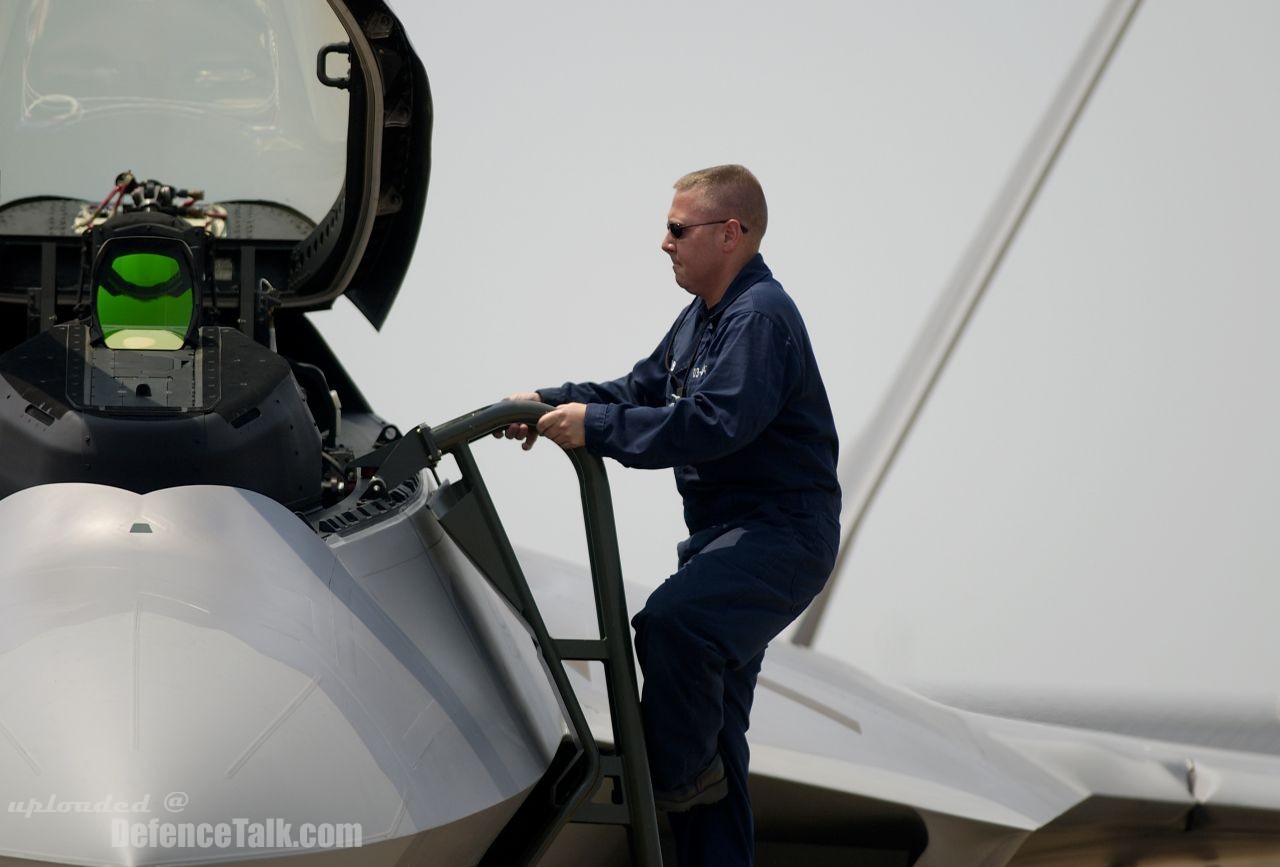 F-22A Raptor of the US Air Force