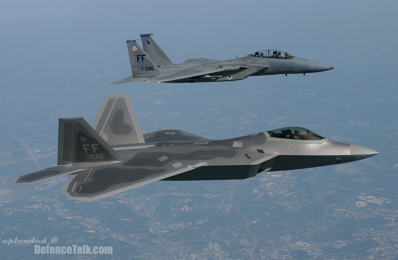 F-22A Raptor of the US Air Force