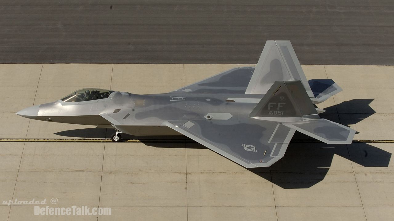 F-22A Raptor of the US Air Force
