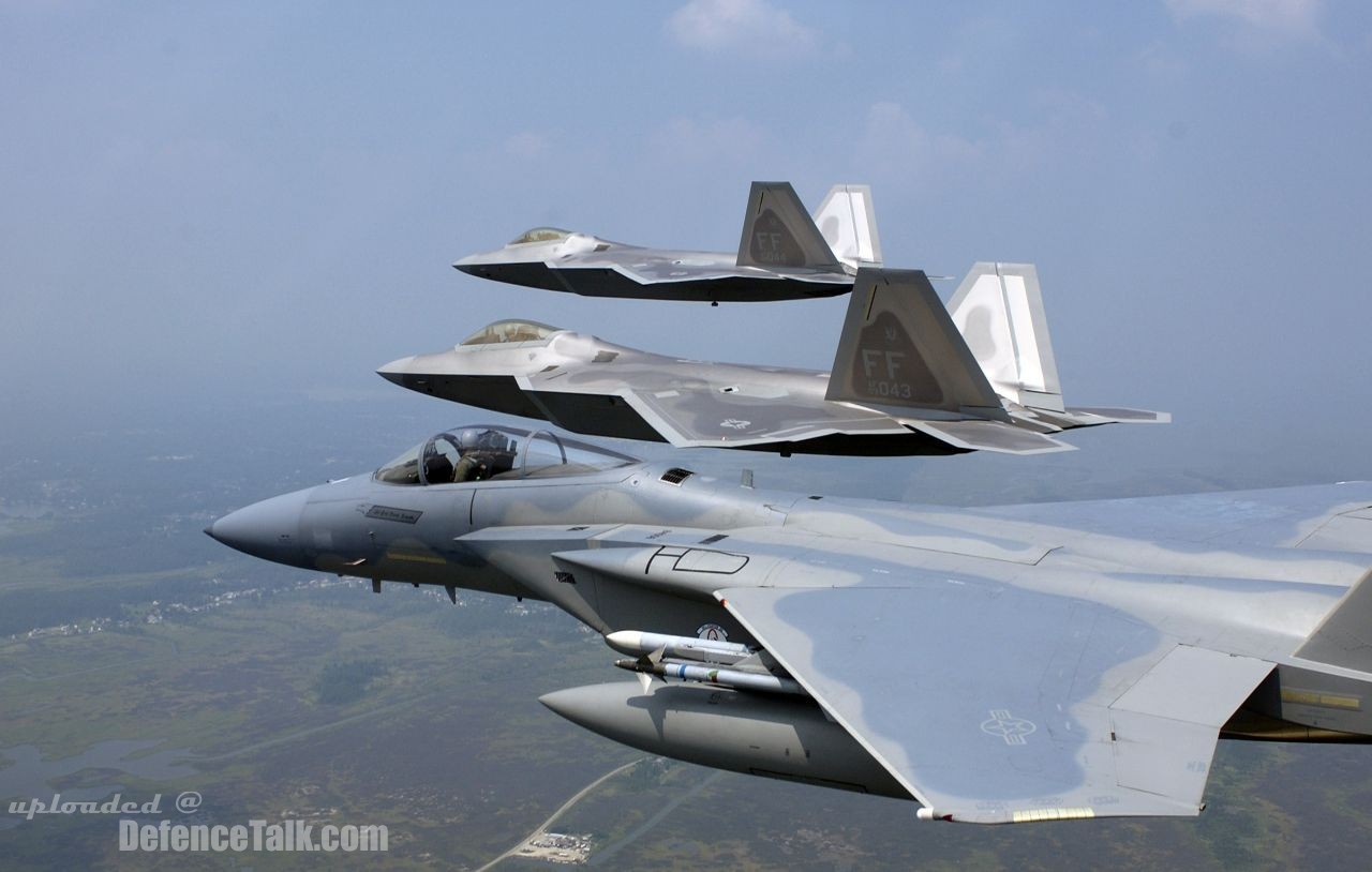 F-22A Raptor of the US Air Force