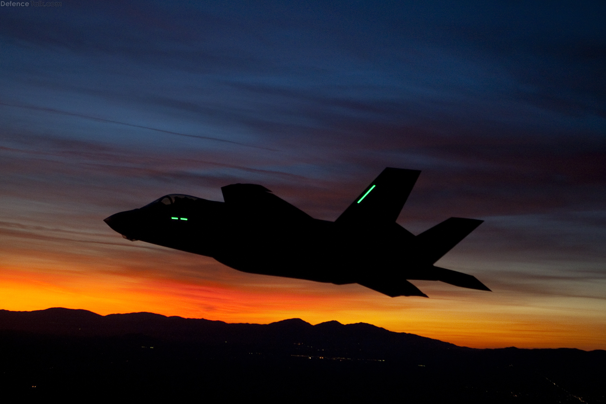 F-35A JSF Night Flight