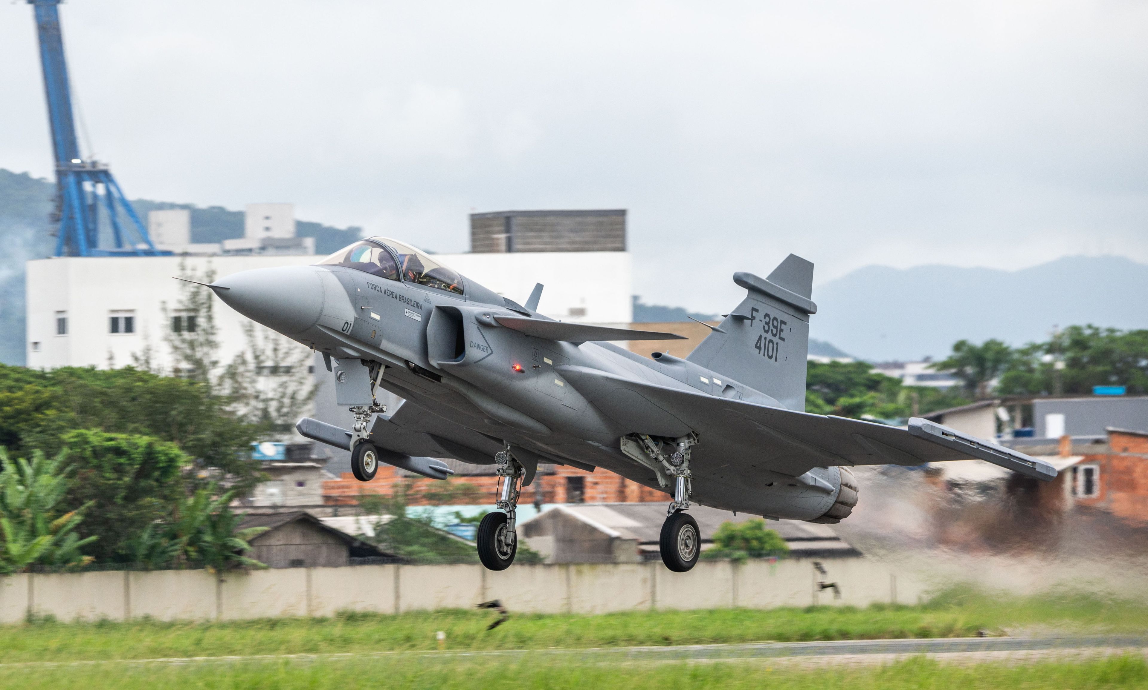 F-39 Gripen E fighter jet Brazilian Air Force