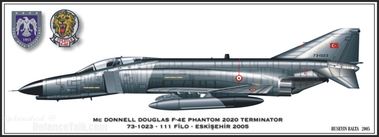 F-4E 2020 Terminator of 111 squadron of Turkish AF