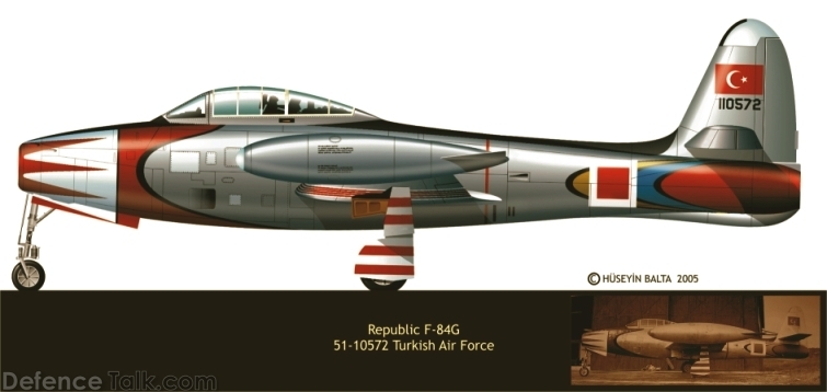 F-84G of TuAF