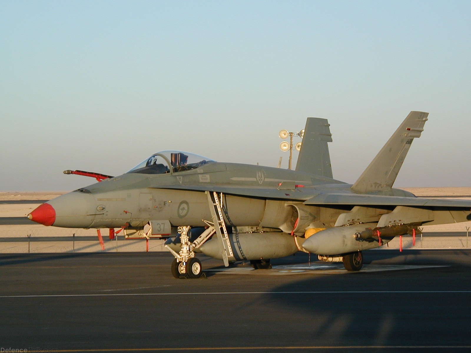 F/A-18A at Al Udeid Air Base
