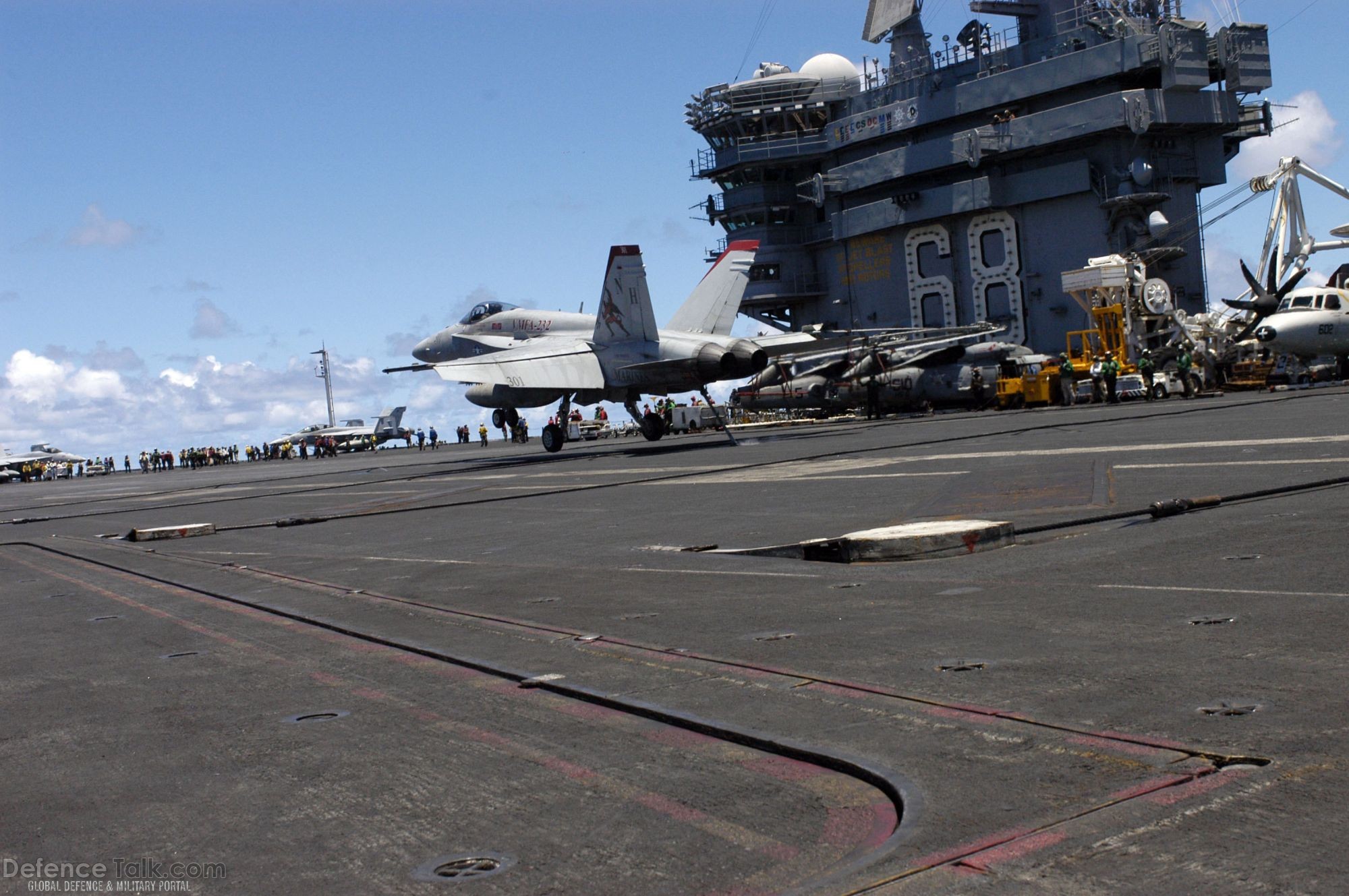 F/A-18A Hornet, Aircraft carrier USS Nimitz