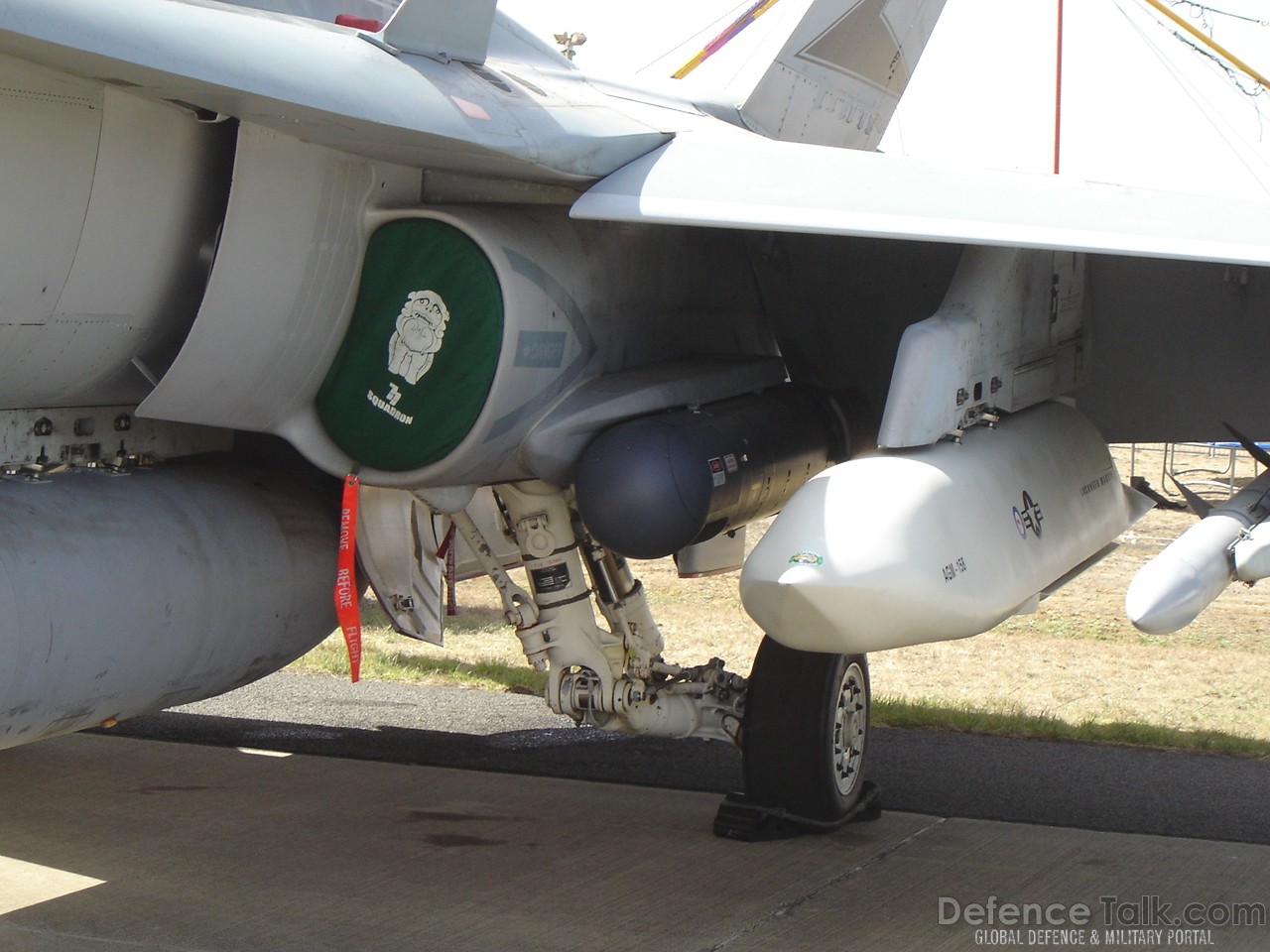 F/A-18A Hornet carrying Litening AT and AGM-158 JASSM - Avalon