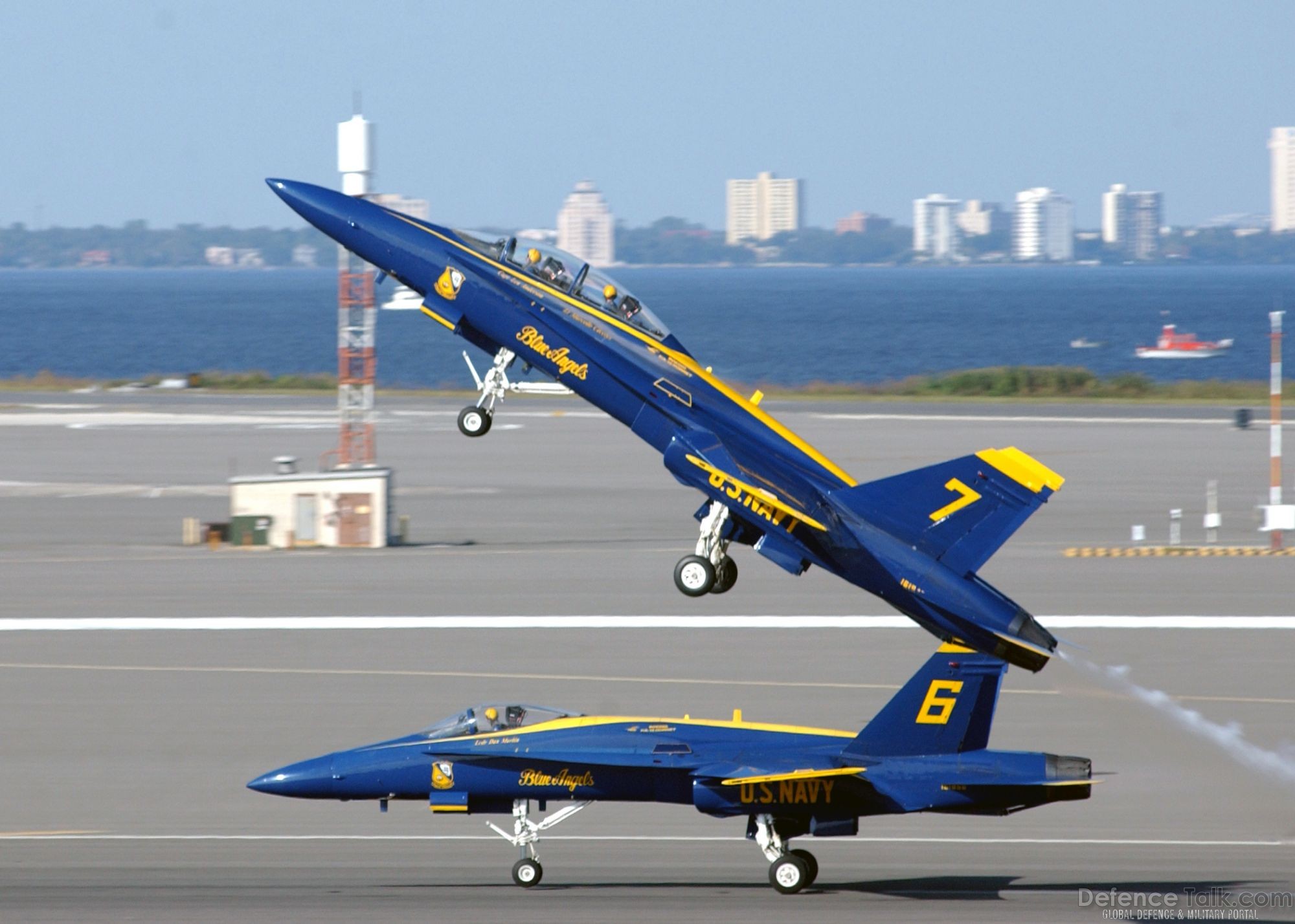 F/A-18C Hornet strike fighter aircraft - Blue Angels, US Navy