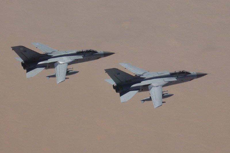 F3s Over desert