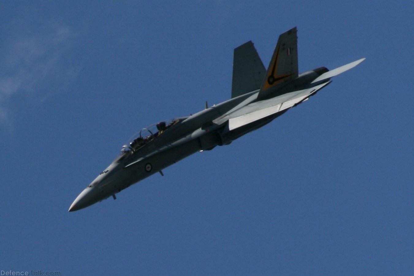 FA-18B Hornet at Royal Hobart Regatta