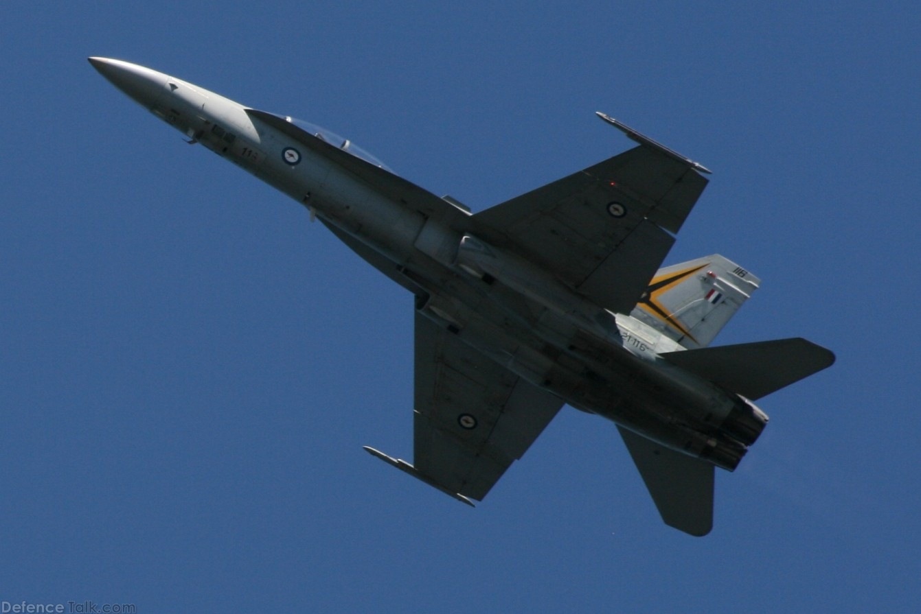 FA-18B Hornet at Royal Hobart Regatta