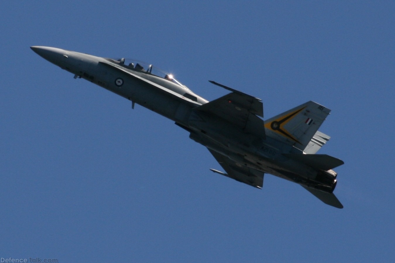 FA-18B Hornet at Royal Hobart Regatta