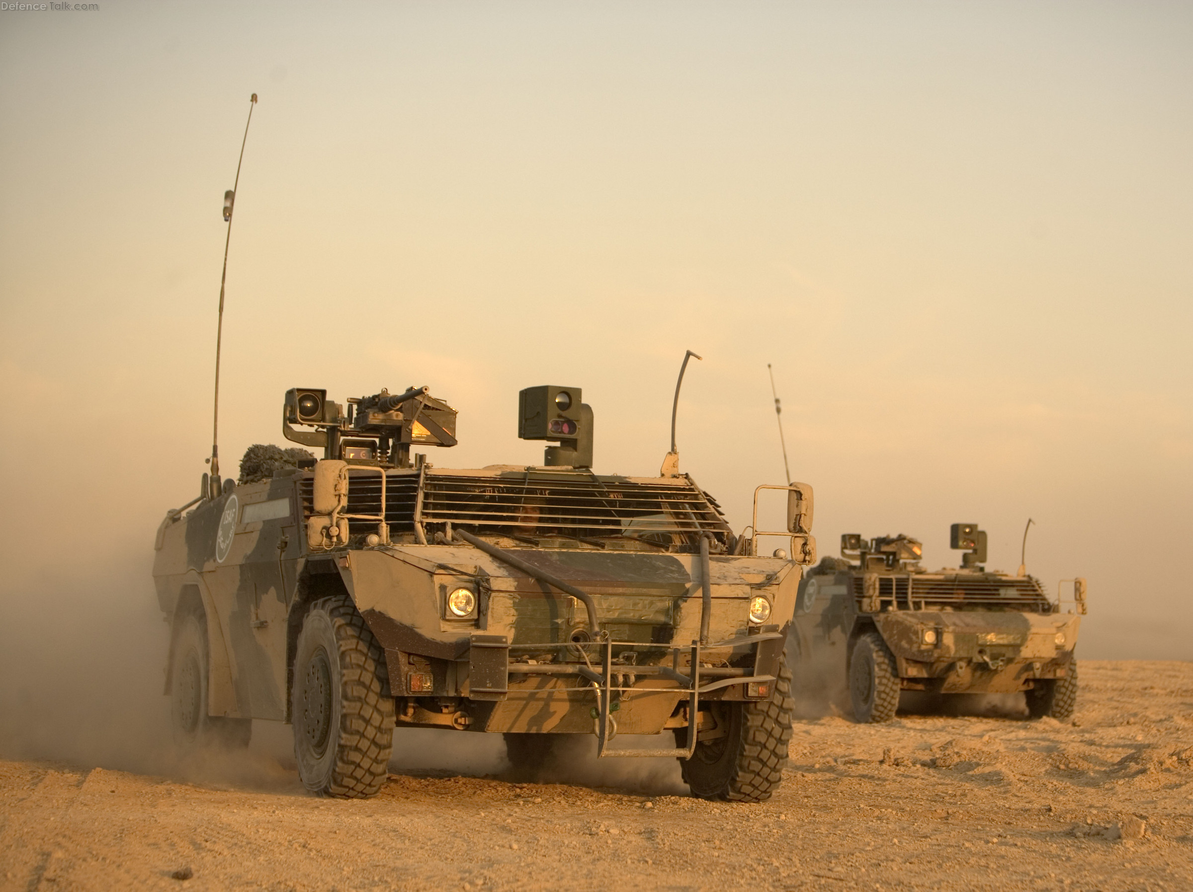 Fenneck scout vehicle in Uruzgan Afghanistan