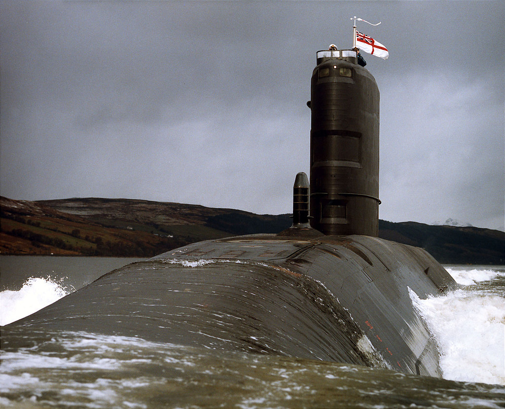 FLEET SUBMARINE HMS SPLENDID. FASLANE.