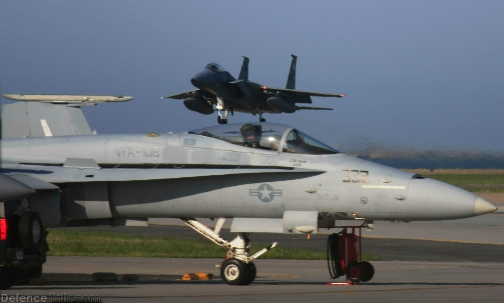 Flight Line at Langley AFB