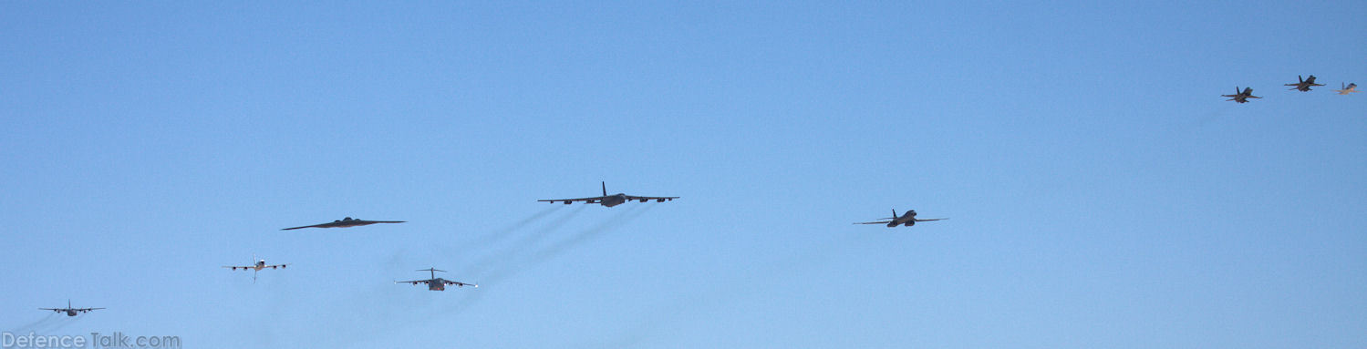 Flight Test Squadron Flyby