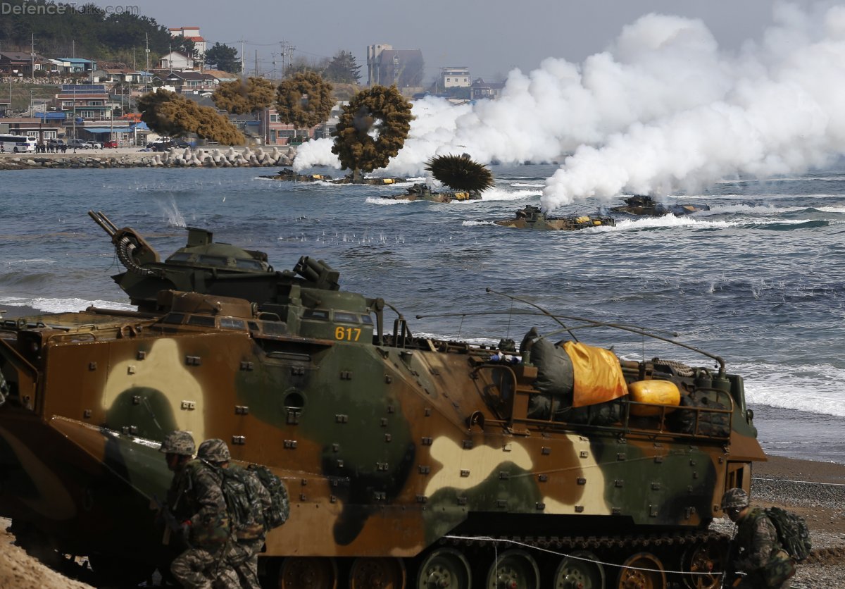 Foal Eagle 2014 - Military Exercise USA and South Korea Marines