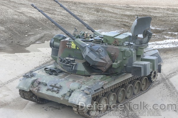 Gepard Anti-Aircraft Tank, German Army