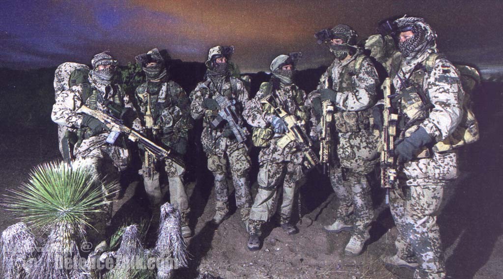 German Army Snipers group