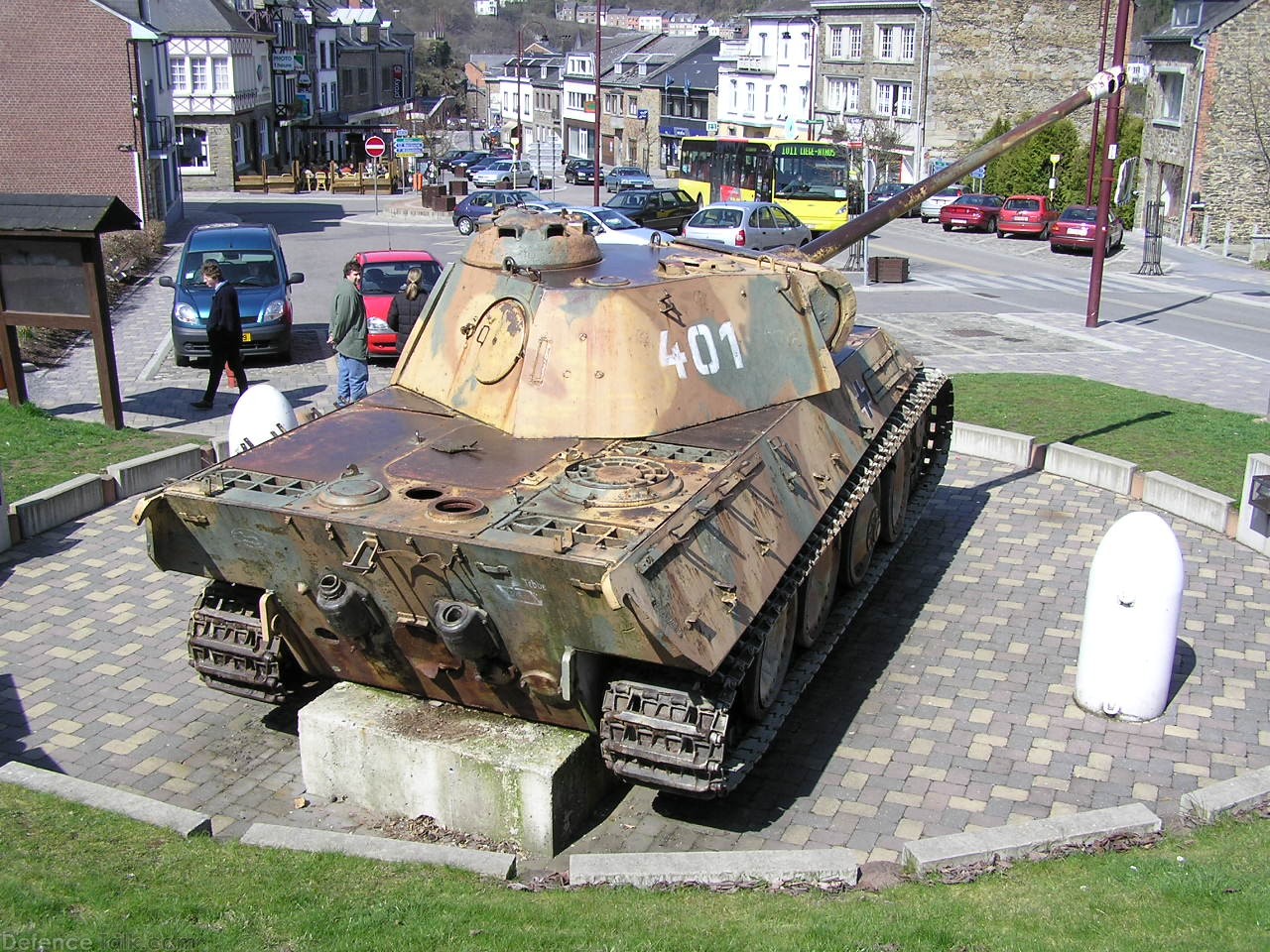 German tank " Panther mod.G" at Houffalize