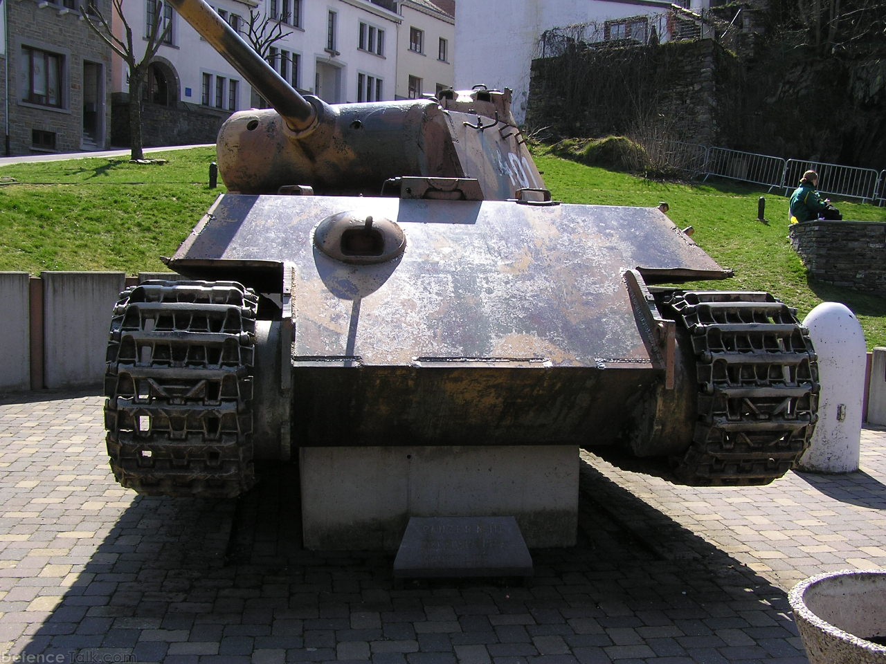 German tank " Panther mod.G" at Houffalize