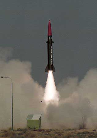 Ghaznavi-HatafIII- Intermediate Range Ballistic Missile