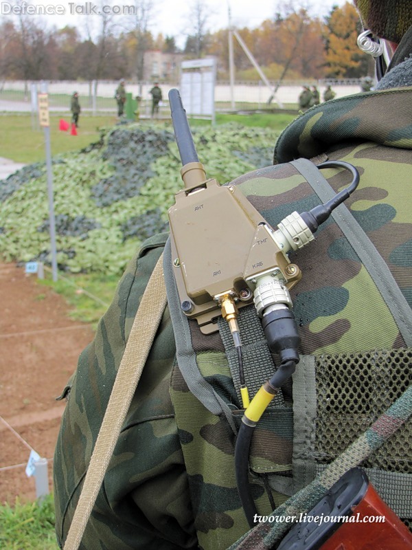 GPS-GLONASS gear on soldier 5th MRB