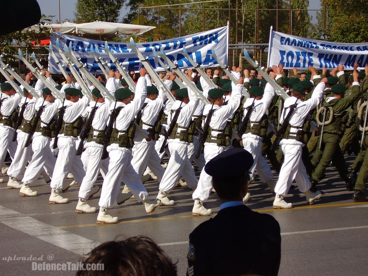 Greek Alpine Commandos in Thessaloniki parade