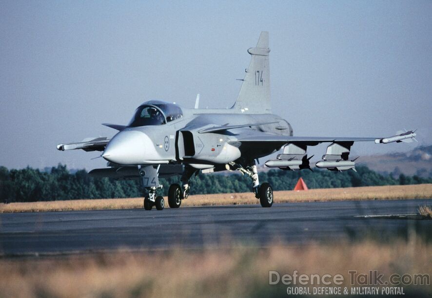 Gripen armed with Meteor and IRIS-T