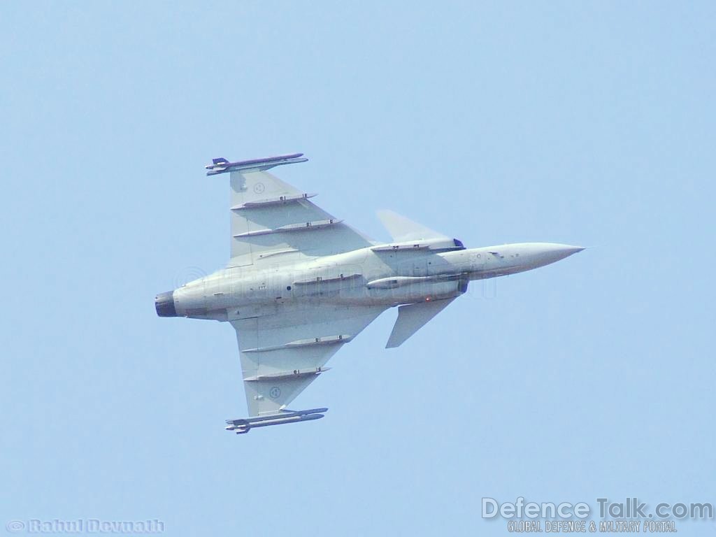 Gripen Fighter Aircraft - Aero India 2007, Air Show