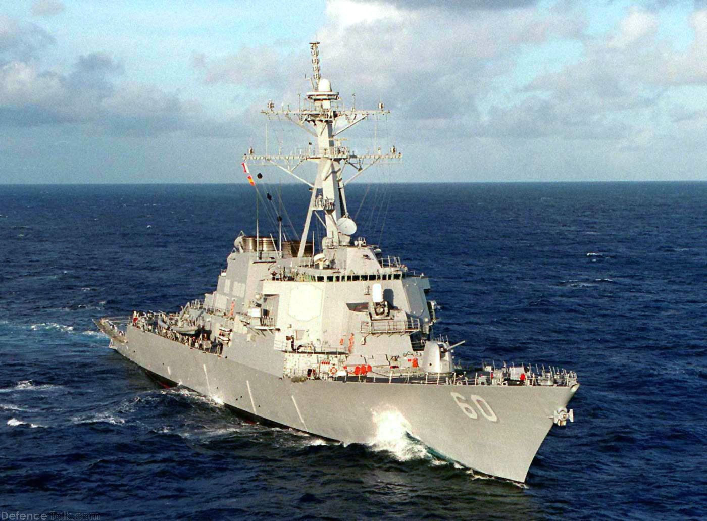 Guided missile destroyer USS Hamilton DDG 60 - US Navy