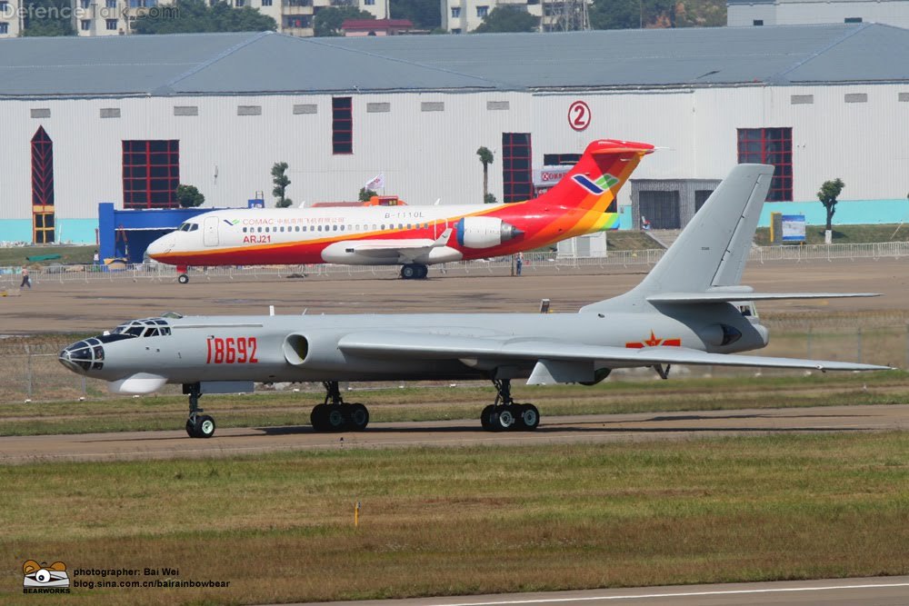 H-6 and ARJ-21 at Airshow china 2010