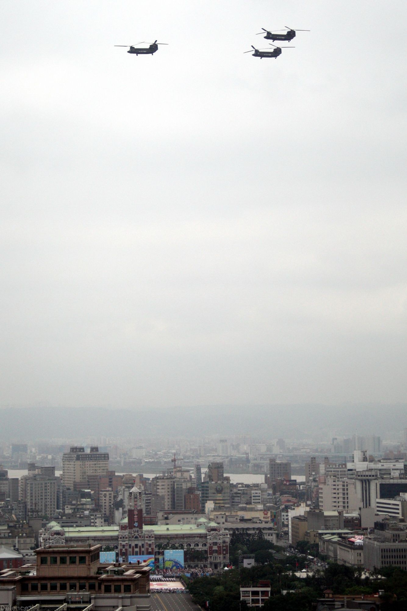 Helicopters at Military Parade - Taiwan Armed Forces