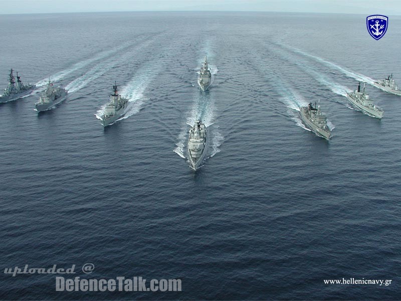 Hellenic Navy in formation