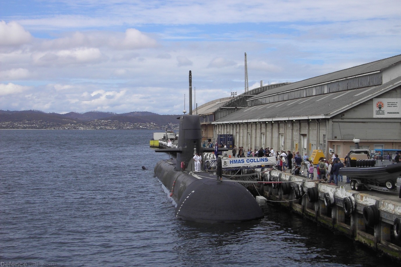 HMAS Collins in Hobart 2008